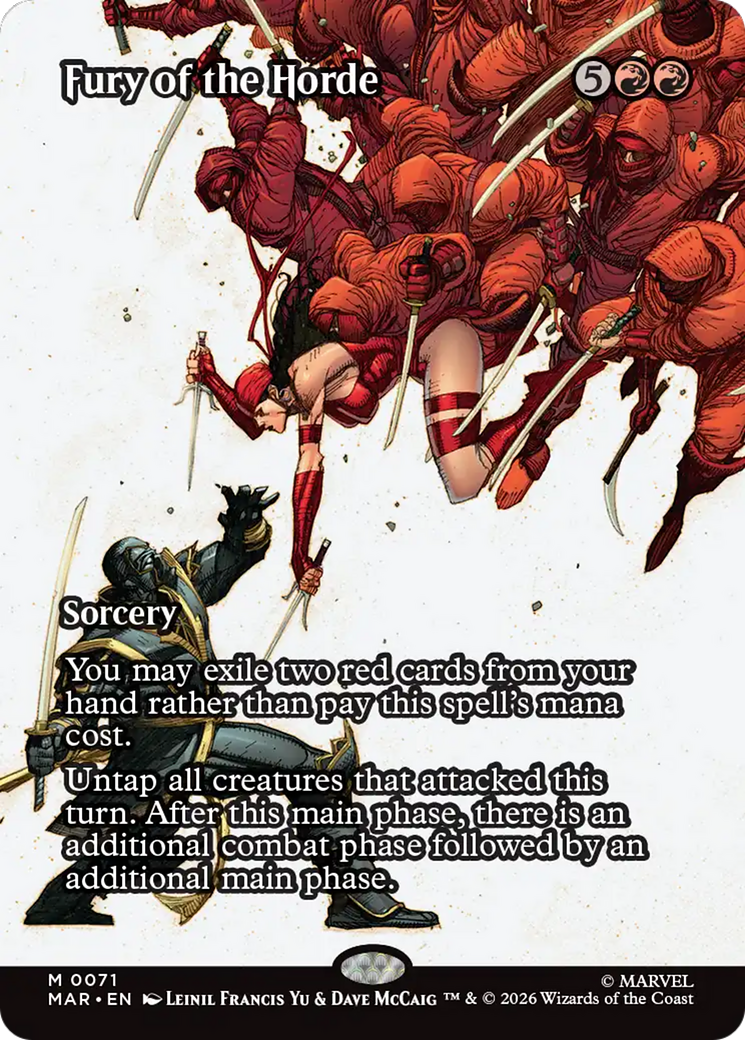 Fury of the Horde (Borderless) [Marvel Universe: Eternal-Legal] | I Want That Stuff Brandon