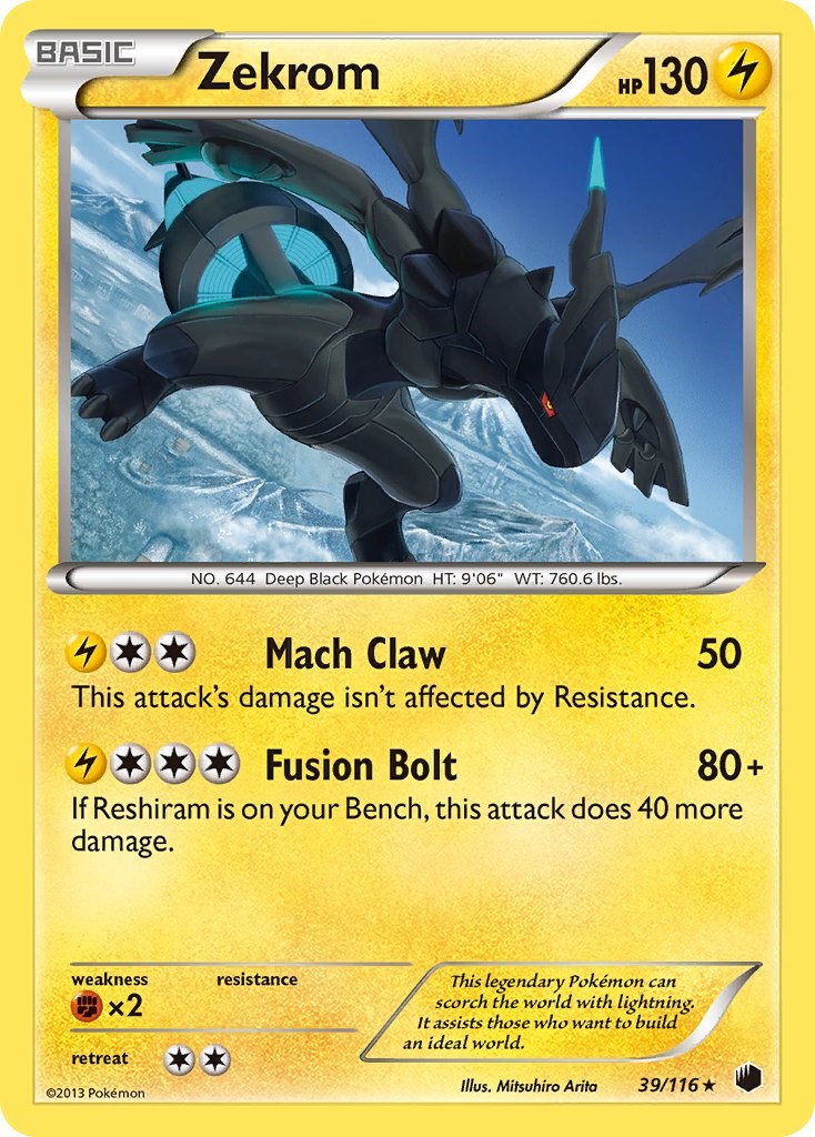 Zekrom (39/116) [Black & White: Plasma Freeze] | I Want That Stuff Brandon