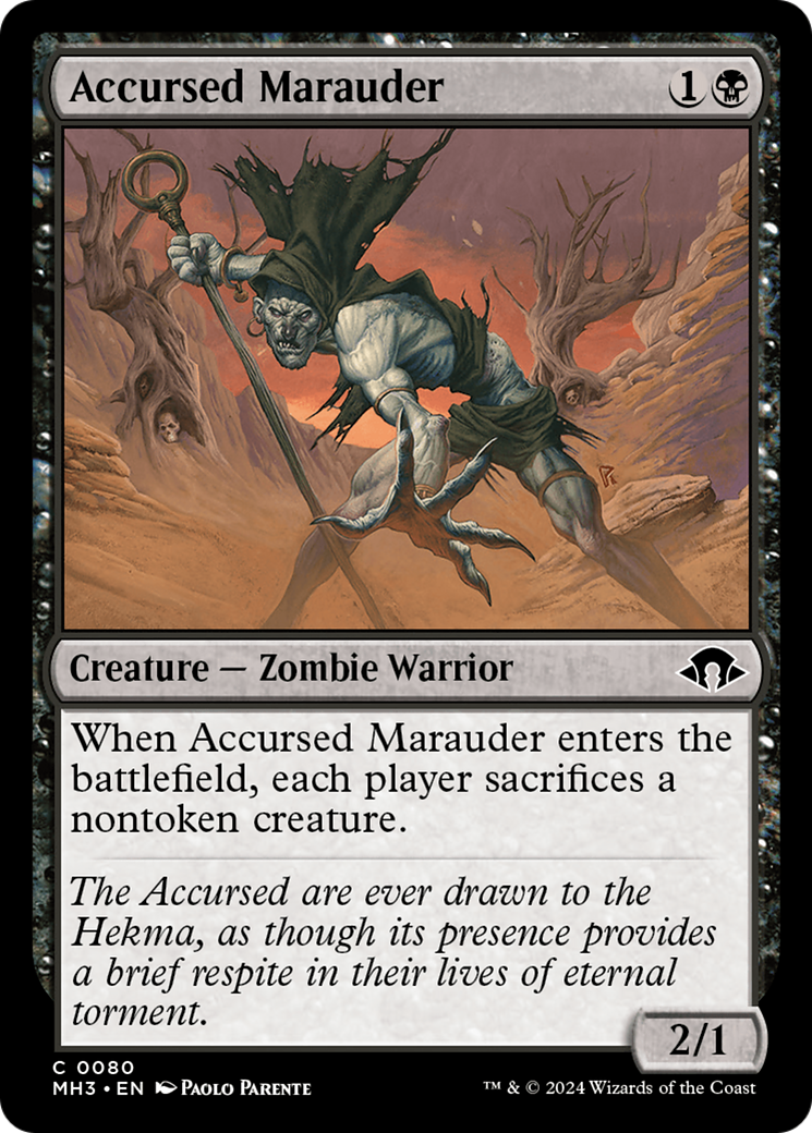 Accursed Marauder [Modern Horizons 3] | I Want That Stuff Brandon