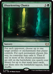 Disorienting Choice (Extended Art) [Duskmourn: House of Horror Commander] | I Want That Stuff Brandon