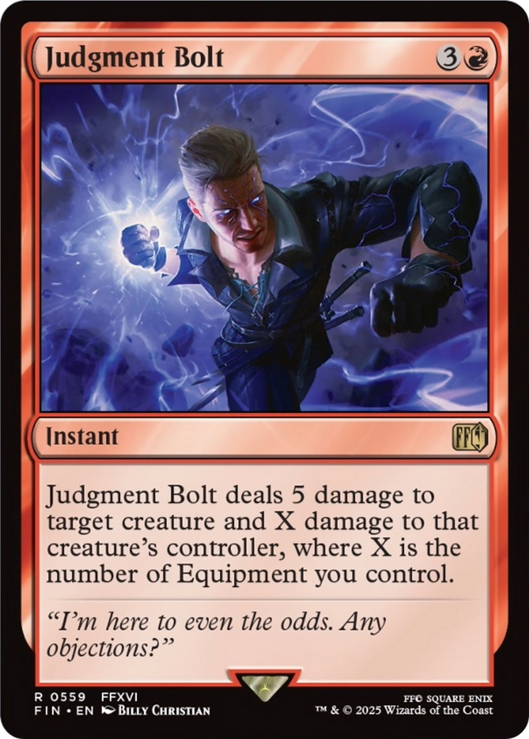 Judgment Bolt [FINAL FANTASY] | I Want That Stuff Brandon
