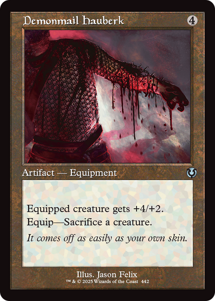 Demonmail Hauberk (Retro Frame) [Innistrad Remastered] | I Want That Stuff Brandon