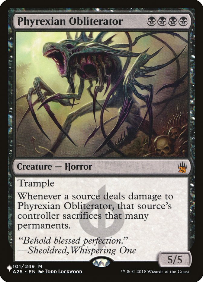 Phyrexian Obliterator [The List] | I Want That Stuff Brandon
