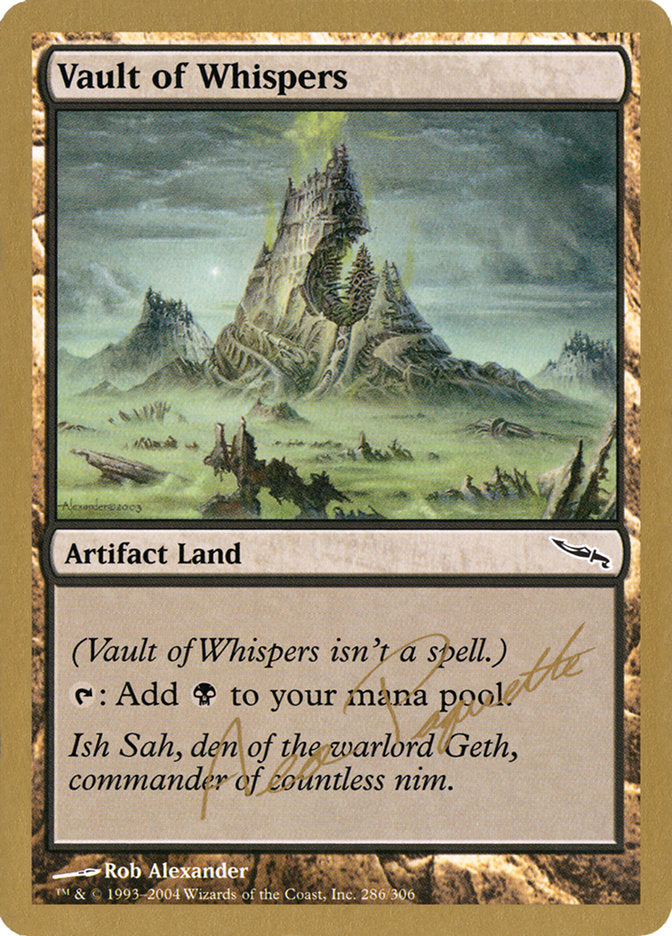 Vault of Whispers (Aeo Paquette) [World Championship Decks 2004] | I Want That Stuff Brandon