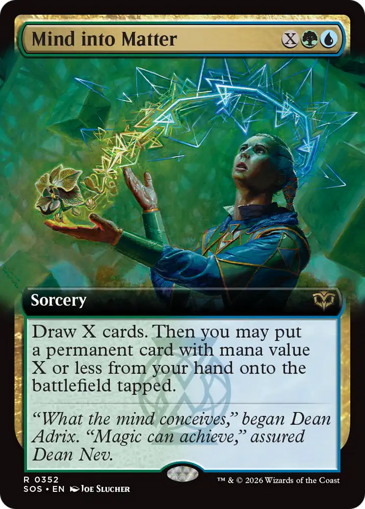 Mind into Matter (Extended Art) [Secrets of Strixhaven] | I Want That Stuff Brandon