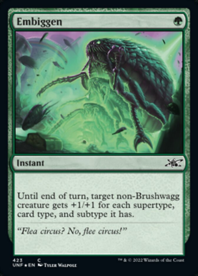 Embiggen (Galaxy Foil) [Unfinity] | I Want That Stuff Brandon
