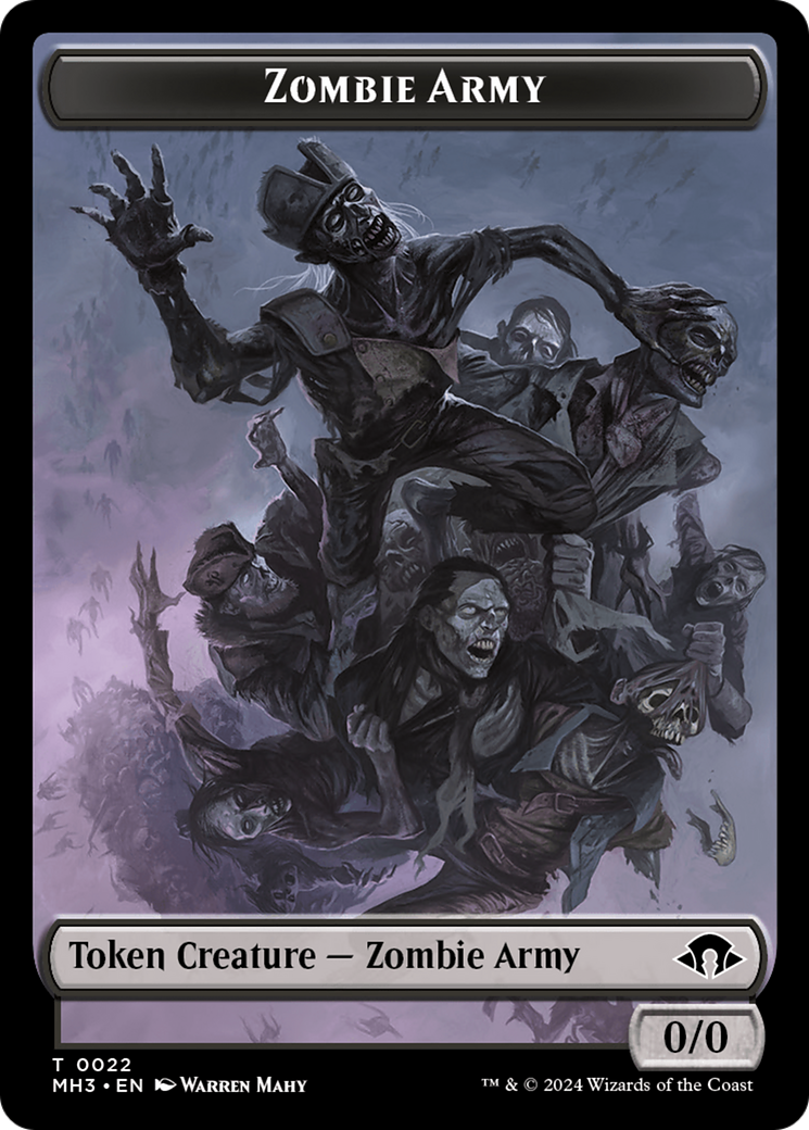 Zombie Army Token [Modern Horizons 3 Tokens] | I Want That Stuff Brandon