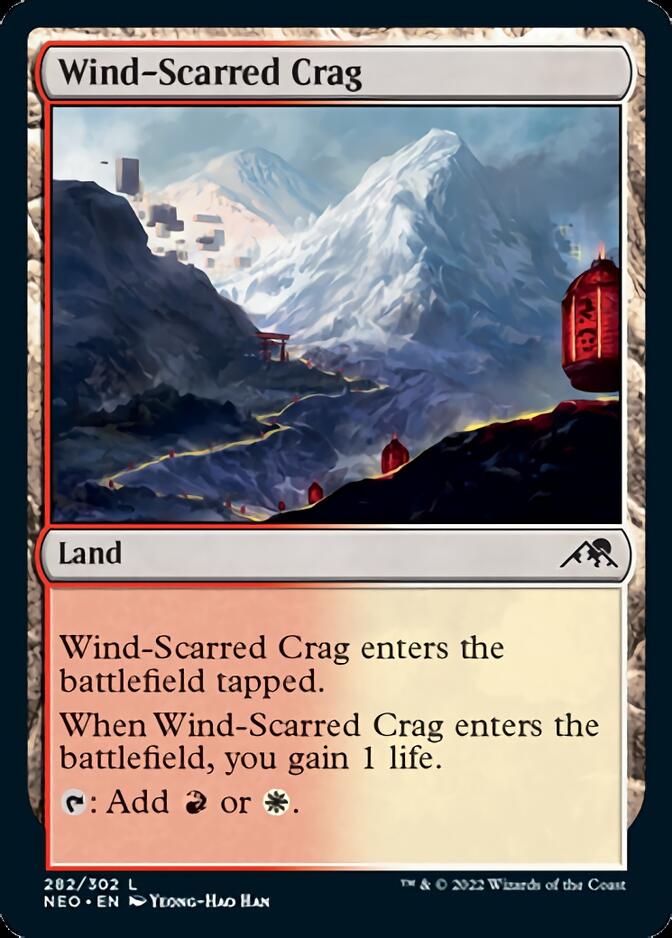 Wind-Scarred Crag [Kamigawa: Neon Dynasty] | I Want That Stuff Brandon