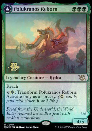 Polukranos Reborn // Polukranos, Engine of Ruin [March of the Machine Prerelease Promos] | I Want That Stuff Brandon