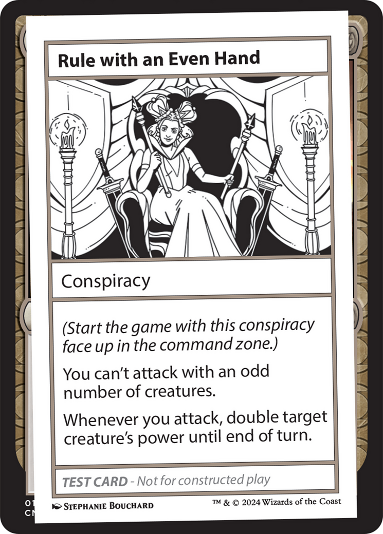 Rule with an Even Hand [Mystery Booster 2 Playtest Cards] | I Want That Stuff Brandon