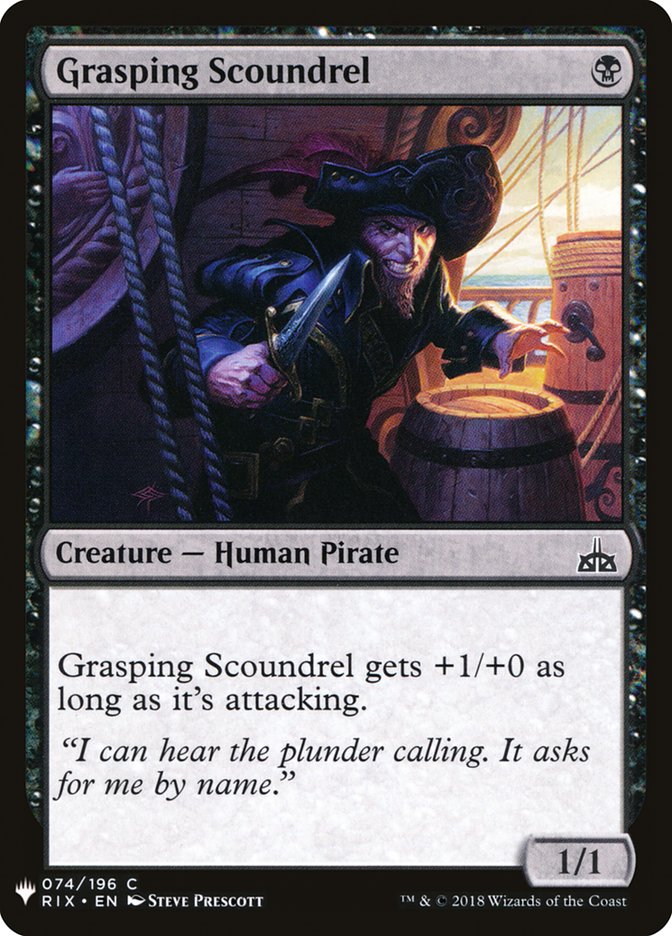 Grasping Scoundrel [Mystery Booster] | I Want That Stuff Brandon