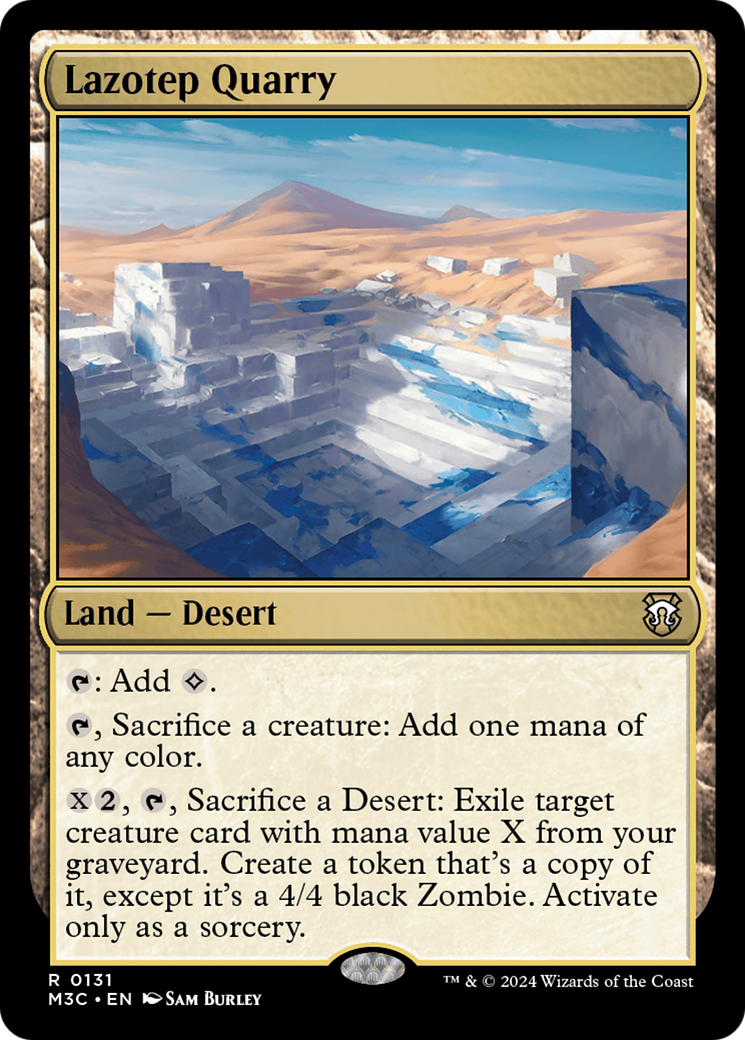 Lazotep Quarry (Extended Art) [Modern Horizons 3 Commander] | I Want That Stuff Brandon