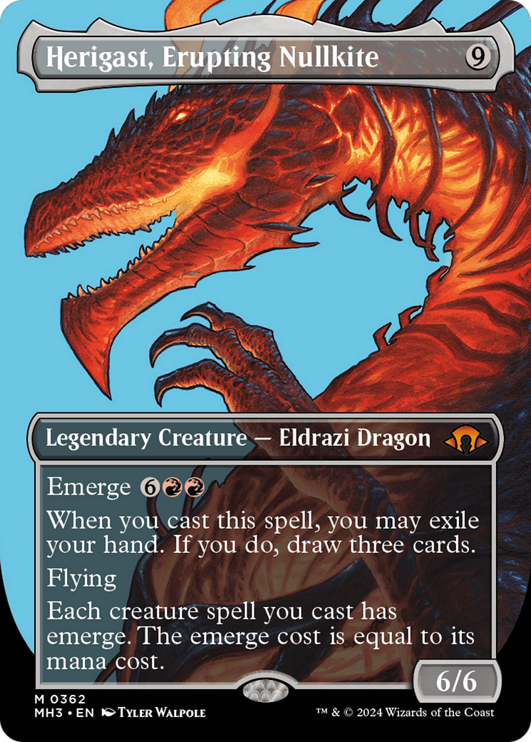 Herigast, Erupting Nullkite (Borderless) [Modern Horizons 3] | I Want That Stuff Brandon