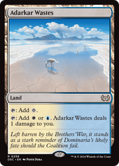 Adarkar Wastes [Duskmourn: House of Horror Commander] | I Want That Stuff Brandon