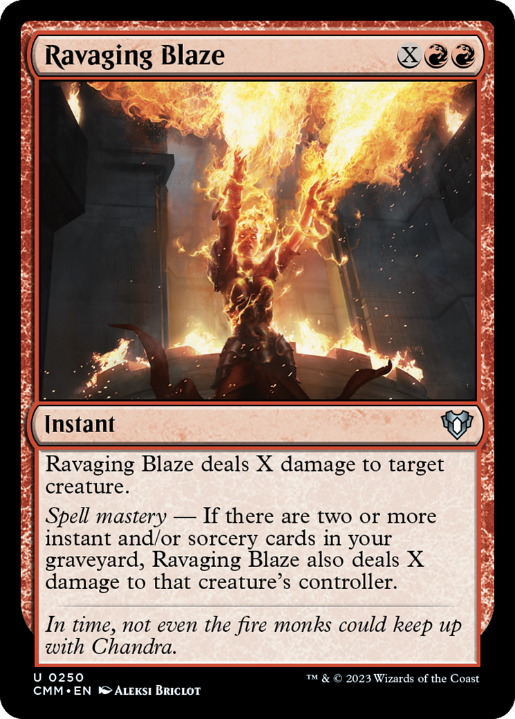 Ravaging Blaze [Commander Masters] | I Want That Stuff Brandon