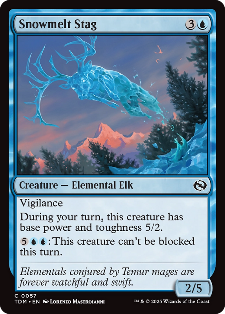 Snowmelt Stag [Tarkir: Dragonstorm] | I Want That Stuff Brandon