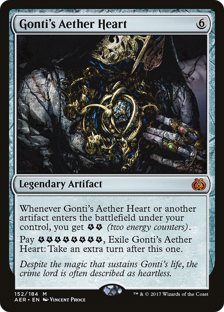 Gonti's Aether Heart (Ripple Foil) [Modern Horizons 3 Commander] | I Want That Stuff Brandon