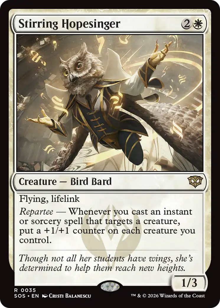 Stirring Hopesinger [Secrets of Strixhaven] | I Want That Stuff Brandon