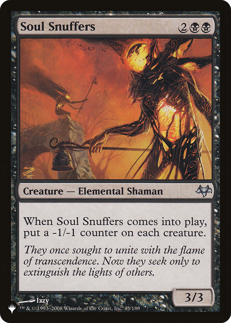 Soul Snuffers [The List Reprints] | I Want That Stuff Brandon