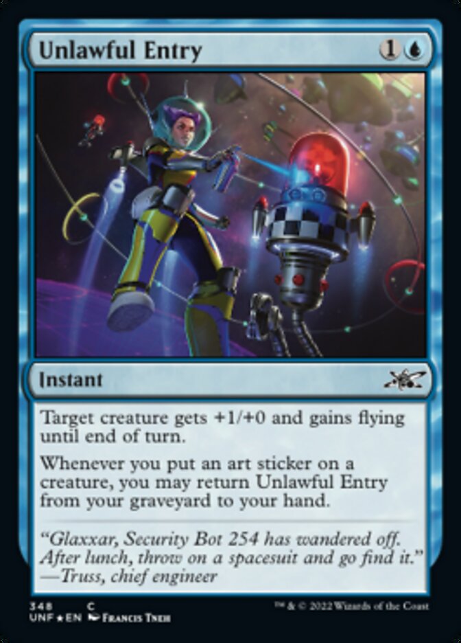 Unlawful Entry (Galaxy Foil) [Unfinity] | I Want That Stuff Brandon