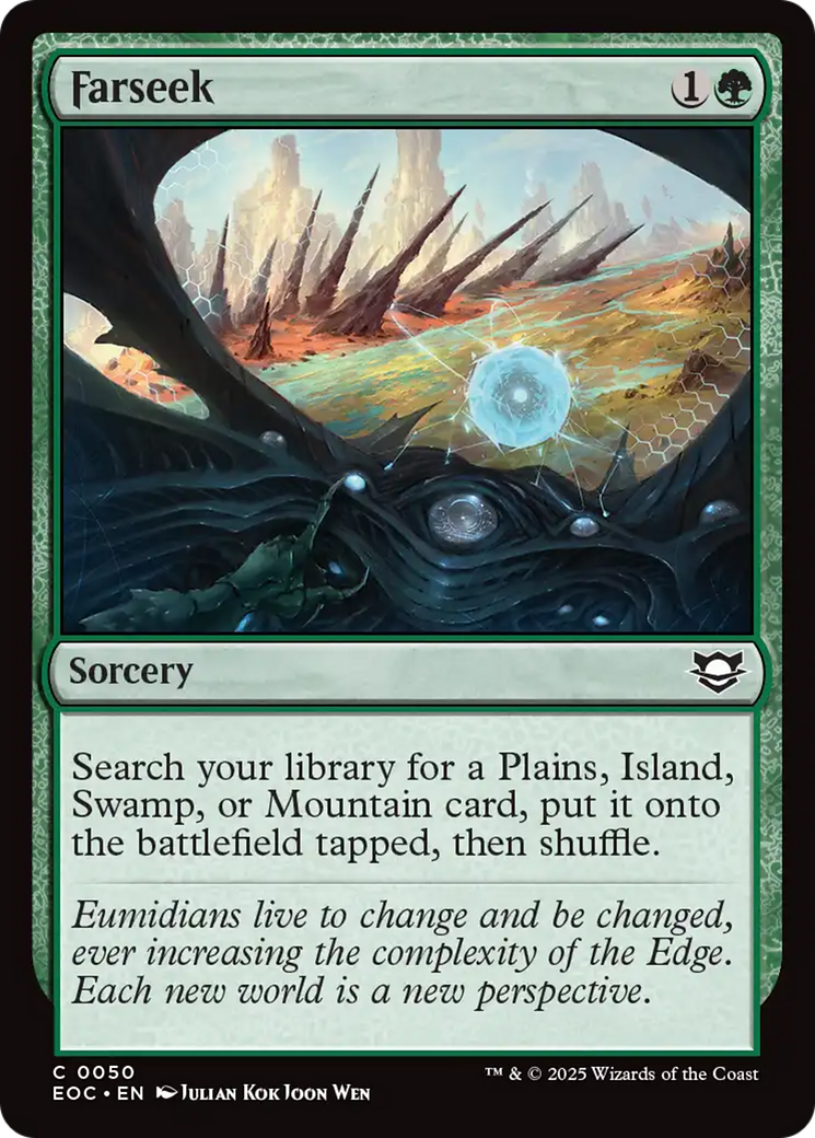 Farseek [Edge of Eternities Commander] | I Want That Stuff Brandon