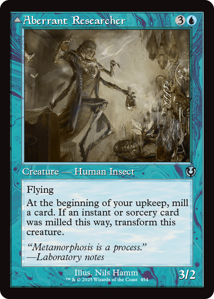 Aberrant Researcher // Perfected Form (Retro Frame) [Innistrad Remastered] | I Want That Stuff Brandon