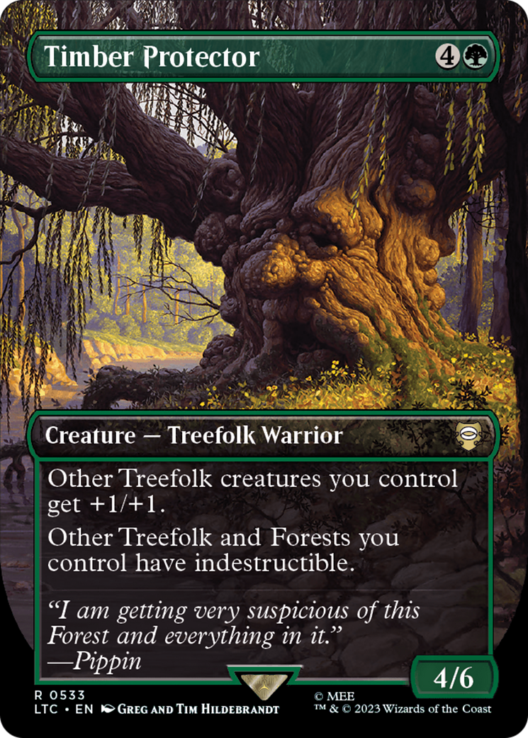 Timber Protector (Borderless) [The Lord of the Rings: Tales of Middle-Earth Commander] | I Want That Stuff Brandon