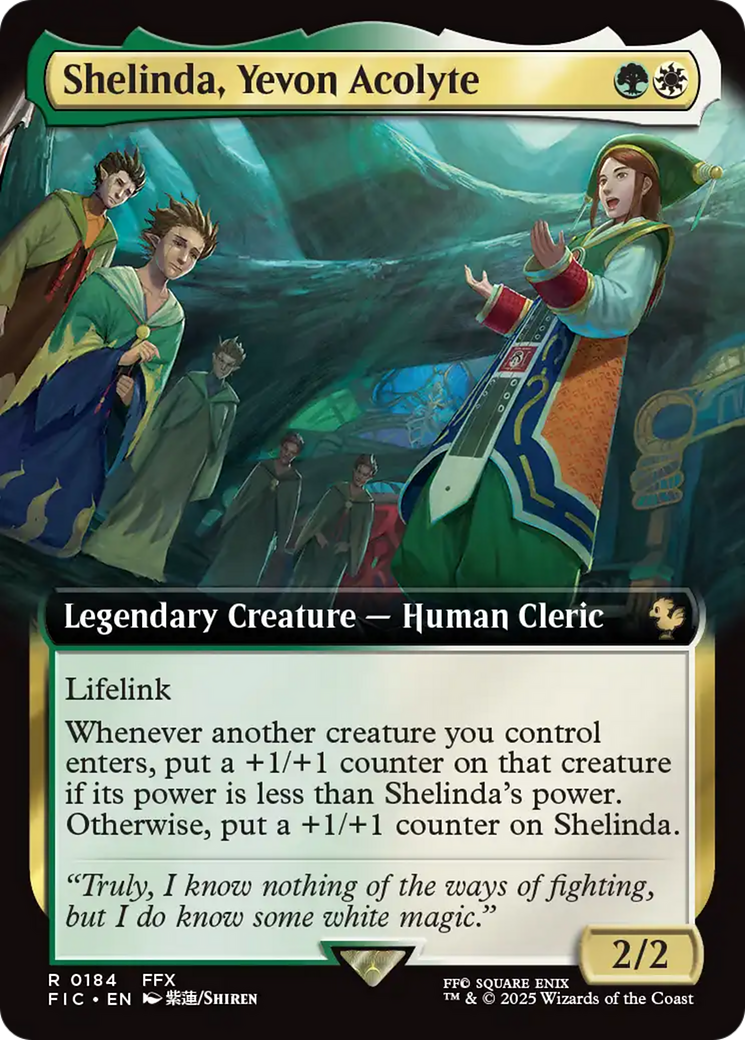 Shelinda, Yevon Acolyte (Extended Art) [FINAL FANTASY Commander] | I Want That Stuff Brandon