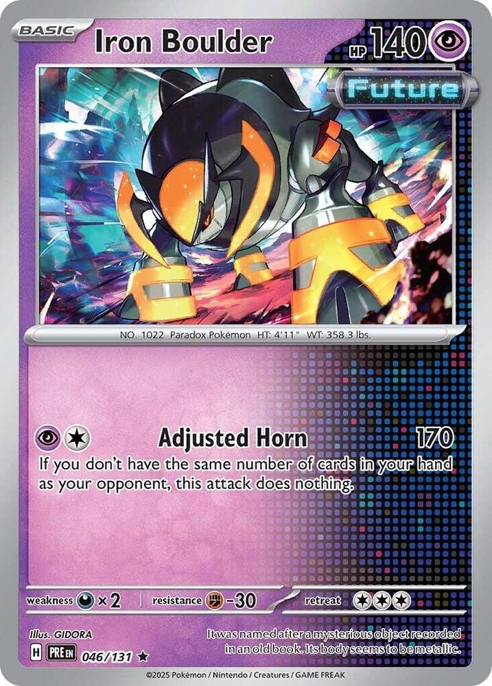 Iron Boulder (046/131) [Scarlet & Violet: Prismatic Evolutions] | I Want That Stuff Brandon