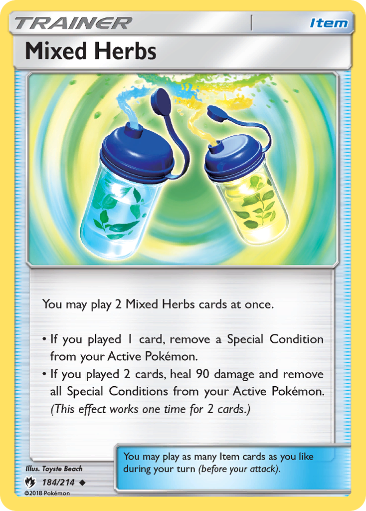 Mixed Herbs (184/214) [Sun & Moon: Lost Thunder] | I Want That Stuff Brandon