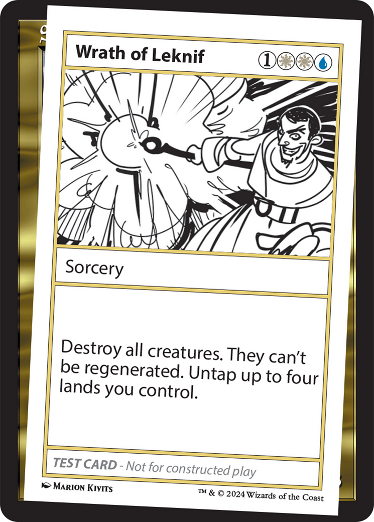 Wrath of Leknif [Mystery Booster 2 Playtest Cards] | I Want That Stuff Brandon