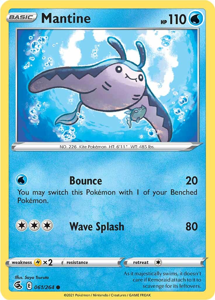 Mantine (061/264) [Sword & Shield: Fusion Strike] | I Want That Stuff Brandon