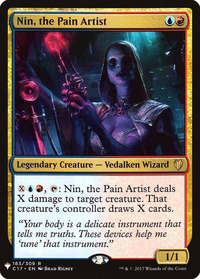 Nin, the Pain Artist [Mystery Booster] | I Want That Stuff Brandon