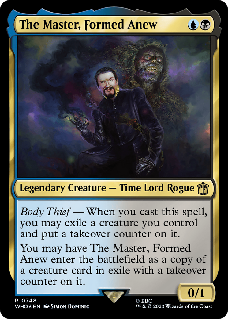 The Master, Formed Anew (Surge Foil) [Doctor Who] | I Want That Stuff Brandon