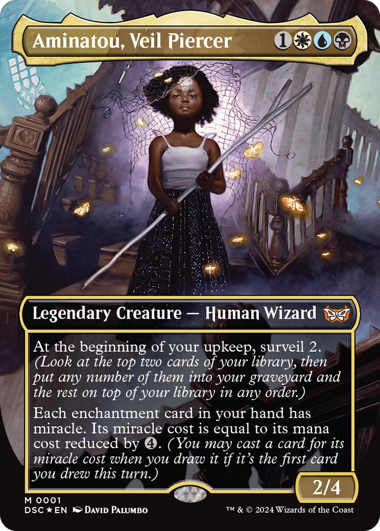 Aminatou, Veil Piercer (Borderless) [Duskmourn: House of Horror Commander] | I Want That Stuff Brandon