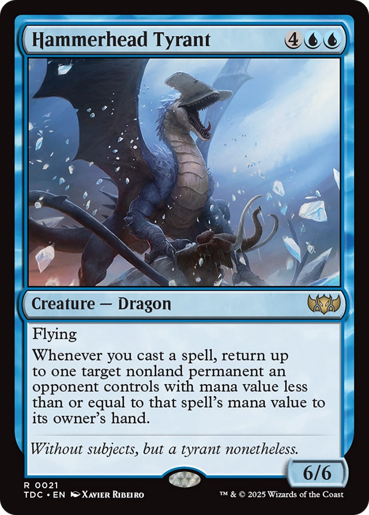 Hammerhead Tyrant [Tarkir: Dragonstorm Commander] | I Want That Stuff Brandon