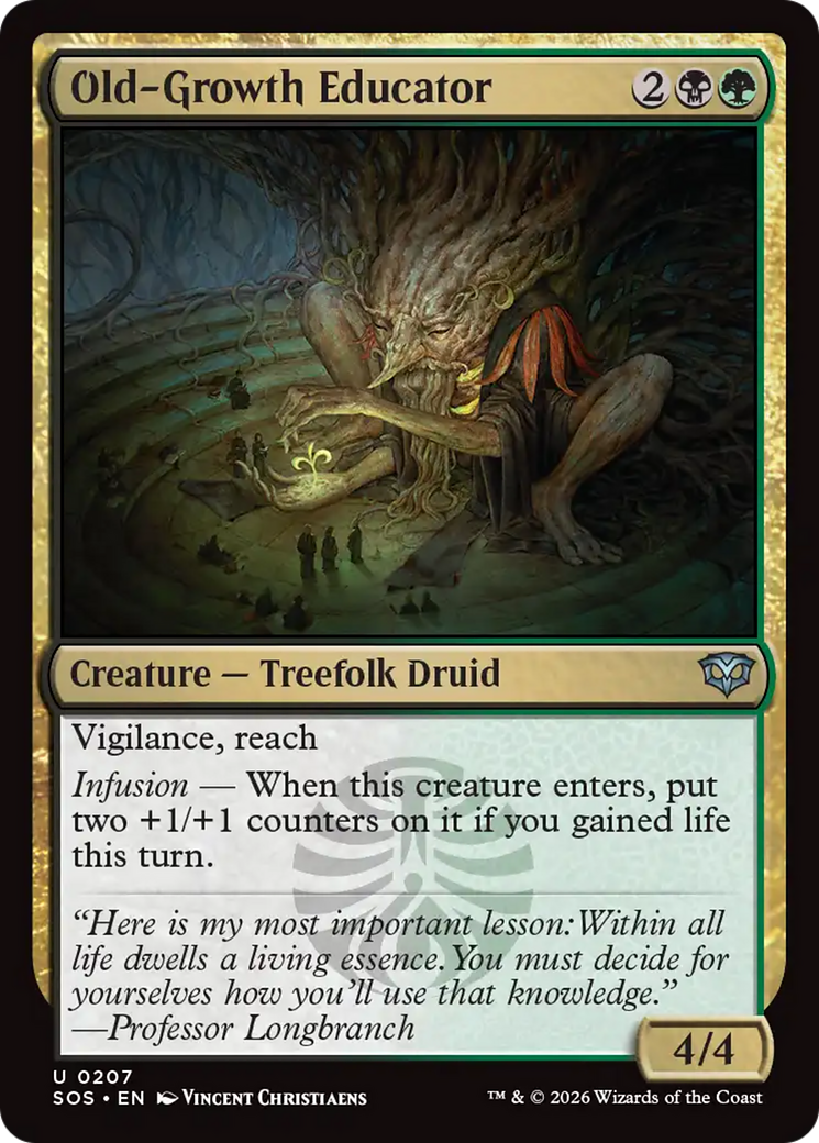 Old-Growth Educator [Secrets of Strixhaven] | I Want That Stuff Brandon