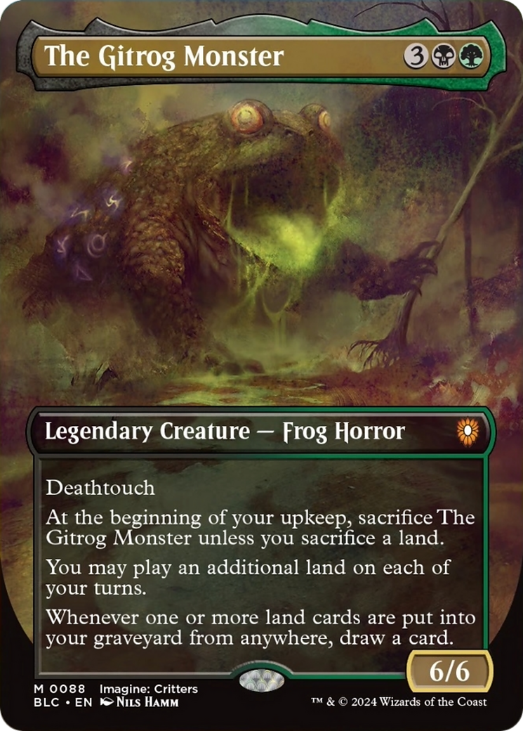 The Gitrog Monster (Borderless) [Bloomburrow Commander] | I Want That Stuff Brandon