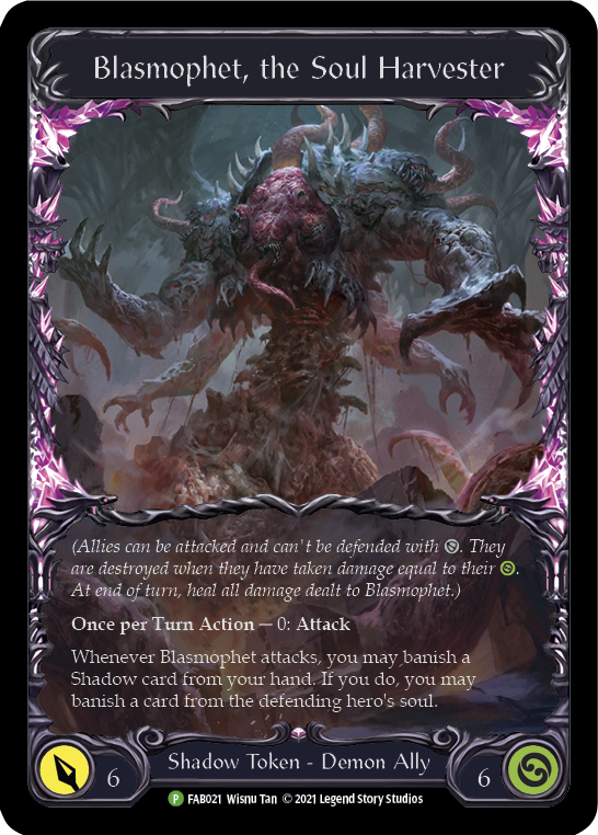 Blasmophet, the Soul Harvester [FAB021] (Promo)  Cold Foil | I Want That Stuff Brandon