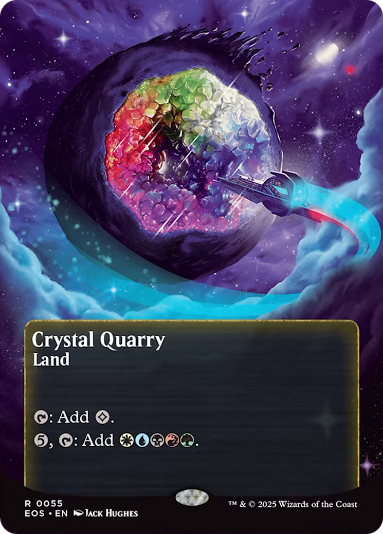 Crystal Quarry (0055) (Borderless) [Edge of Eternities: Stellar Sights] | I Want That Stuff Brandon