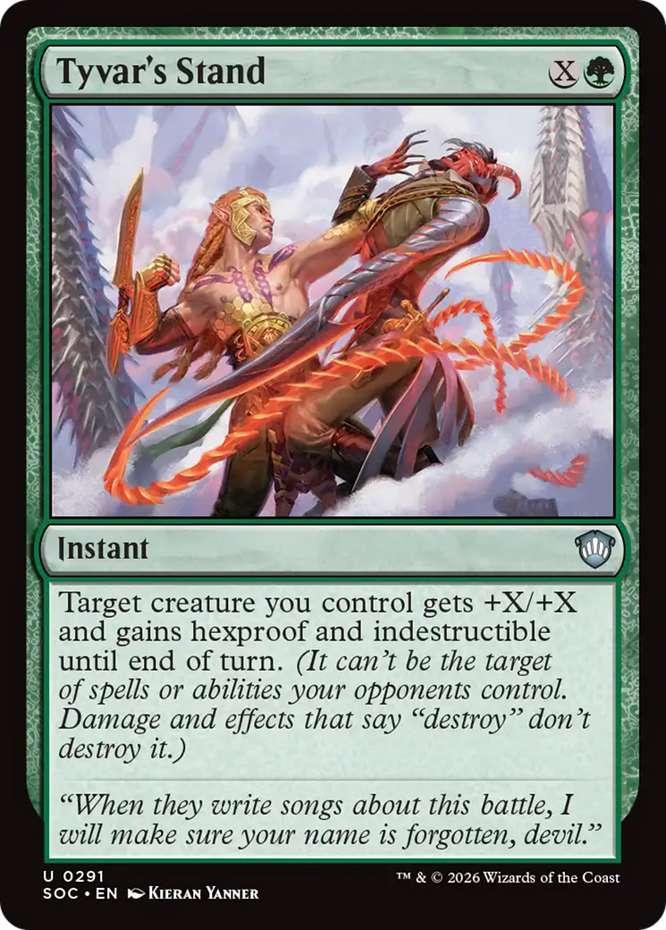 Tyvar's Stand [Secrets of Strixhaven Commander] | I Want That Stuff Brandon