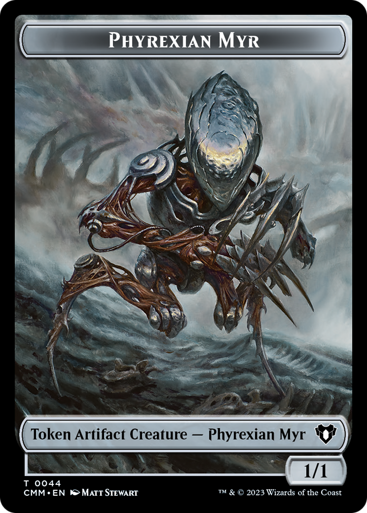 Phyrexian Myr Token [Commander Masters Tokens] | I Want That Stuff Brandon