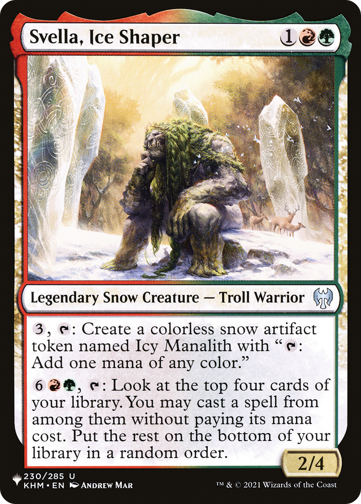 Svella, Ice Shaper [The List Reprints] | I Want That Stuff Brandon