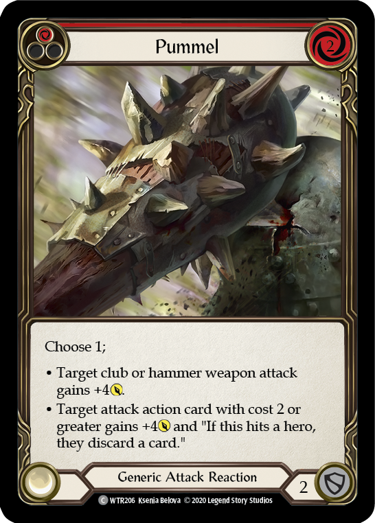 Pummel (Red) [U-WTR206] (Welcome to Rathe Unlimited)  Unlimited Rainbow Foil | I Want That Stuff Brandon