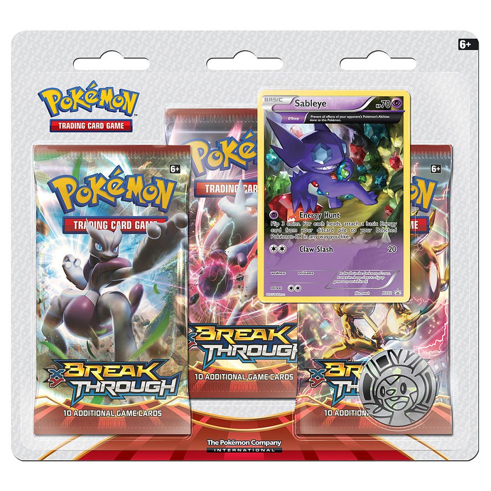 XY: BREAKthrough - 3-Pack Blister (Sableye) | I Want That Stuff Brandon
