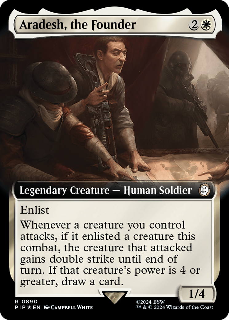 Aradesh, the Founder (Extended Art) (Surge Foil) [Fallout] | I Want That Stuff Brandon