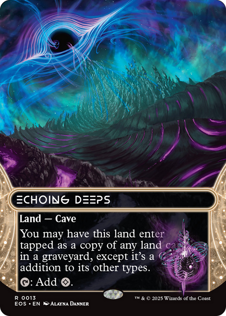 Echoing Deeps (0013) (Borderless) [Edge of Eternities: Stellar Sights] | I Want That Stuff Brandon