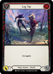 Leg Tap (Red) [U-WTR101] (Welcome to Rathe Unlimited)  Unlimited Rainbow Foil | I Want That Stuff Brandon