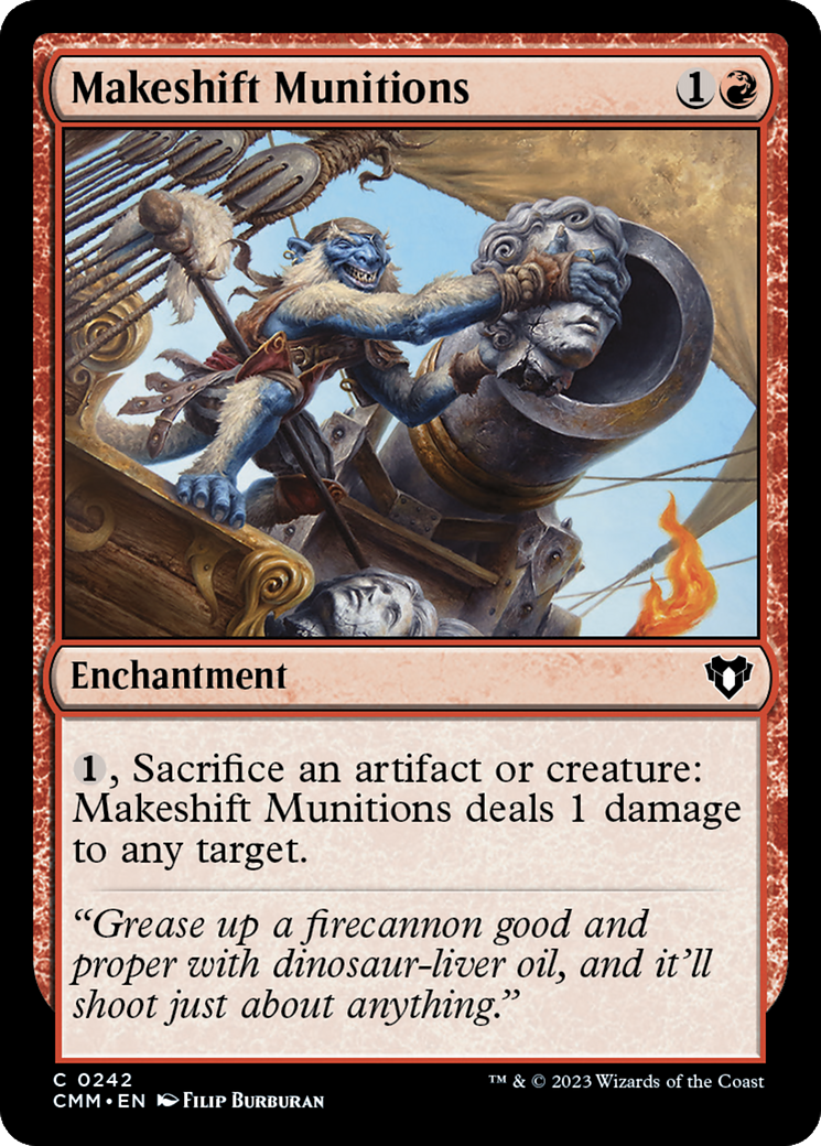 Makeshift Munitions [Commander Masters] | I Want That Stuff Brandon