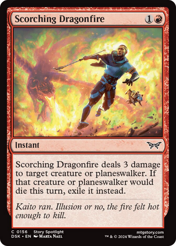 Scorching Dragonfire [Duskmourn: House of Horror] | I Want That Stuff Brandon